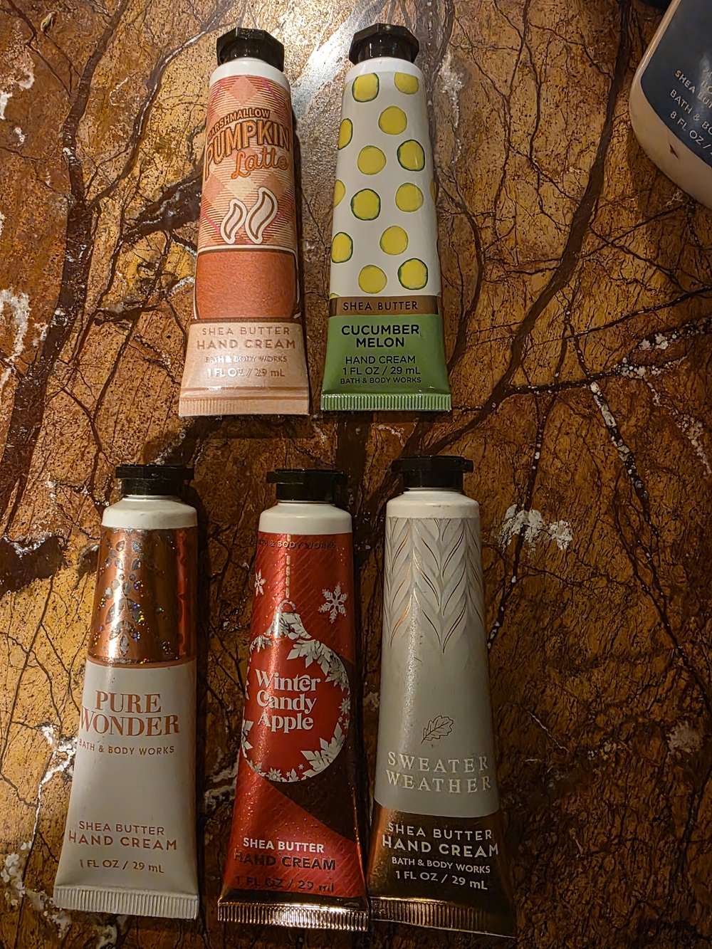 Bath & Body Works Shea Butter Hand Creams - Assorted Scents (Set of 5)